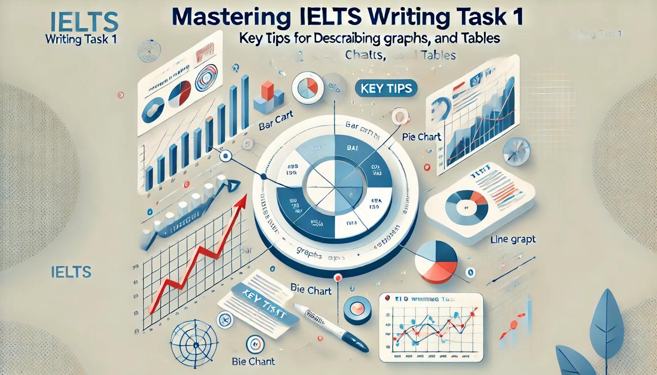 Mastering IELTS Writing Task 1: Key Tips for Describing Graphs, Charts, and Tables